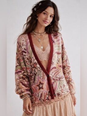 Free People Carson Cozy Cardigan Sweater Size M